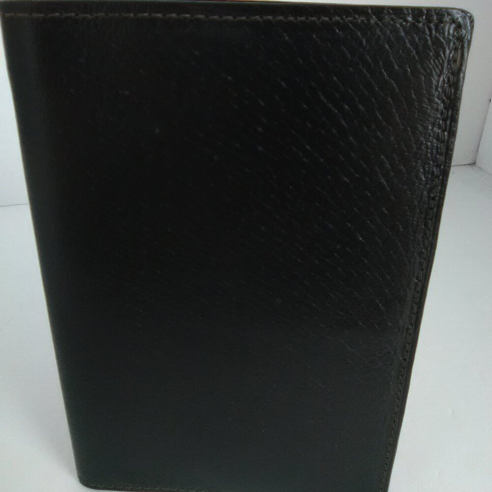 Men's Faux Leather Wallet Color Solid Color Black